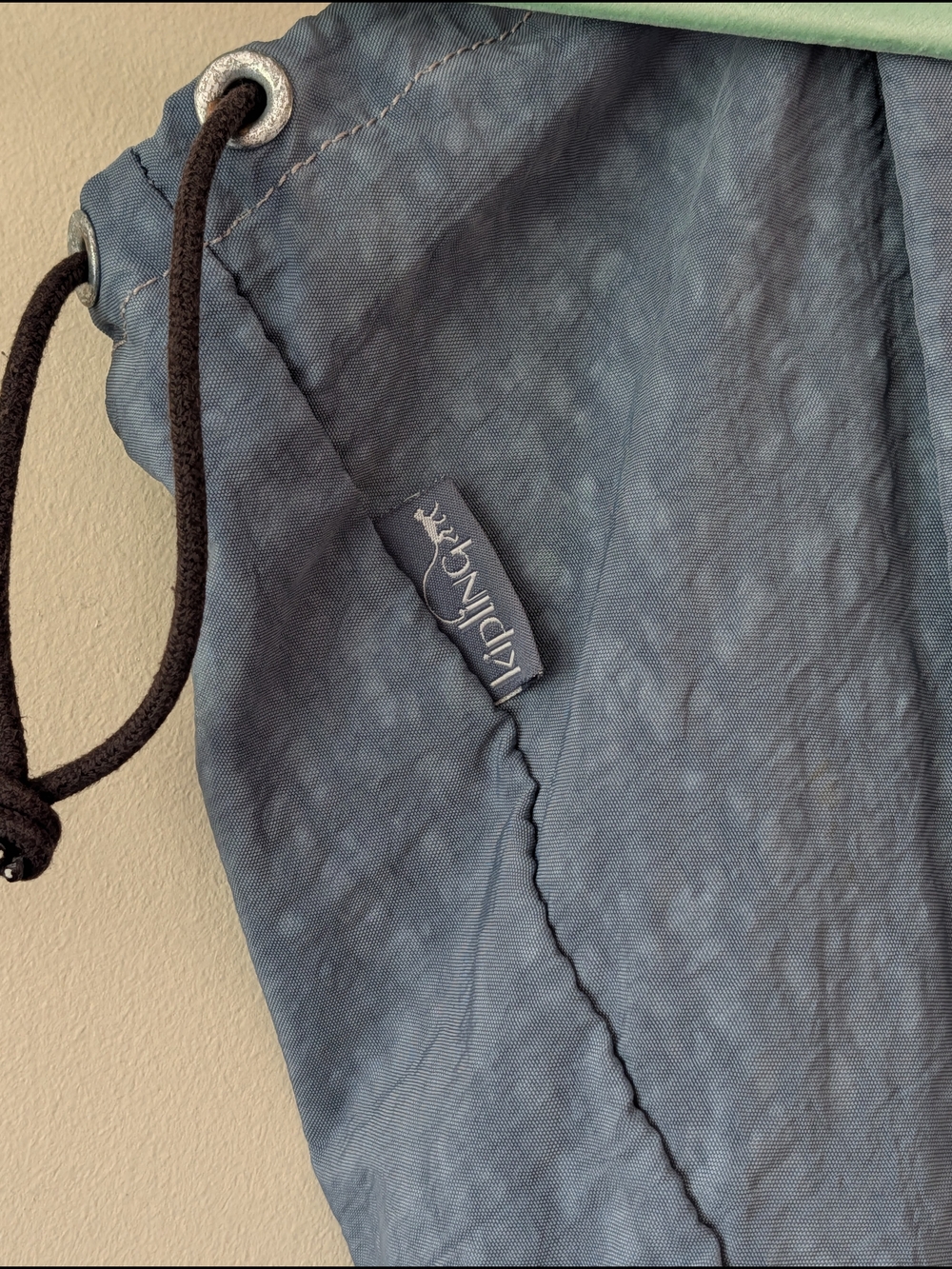 Kipling Blue Drawstring Backpack - Picture 5 of 6
